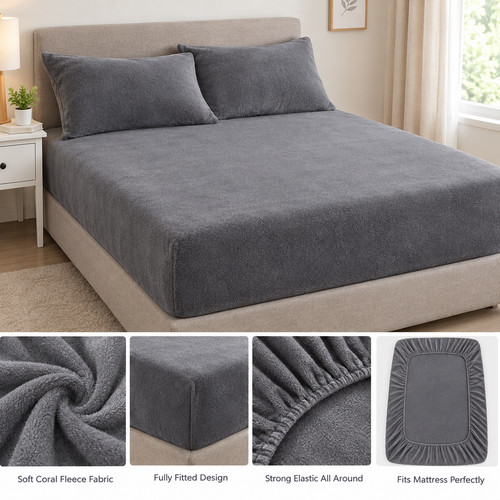 Lenzuolo con angoli pile - con,